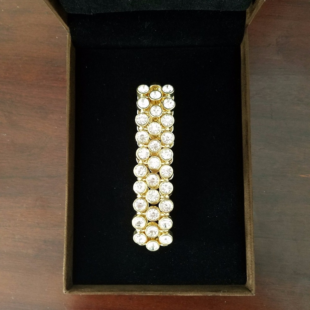 Bracelet with stones in Gold. - Picture 4 of 4